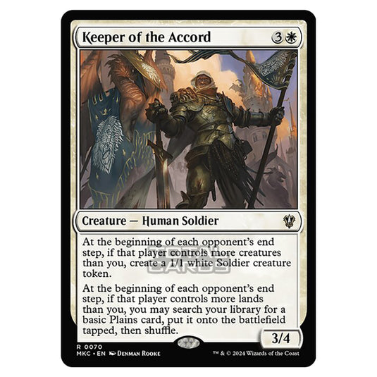 Magic The Gathering - Murders at Karlov Manor - Commander - Keeper of the Accord - 0070