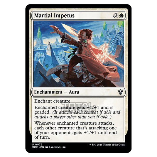 Magic The Gathering - Murders at Karlov Manor - Commander - Martial Impetus - 0072
