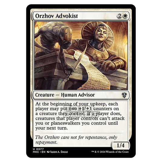 Magic The Gathering - Murders at Karlov Manor - Commander - Orzhov Advokist - 0077
