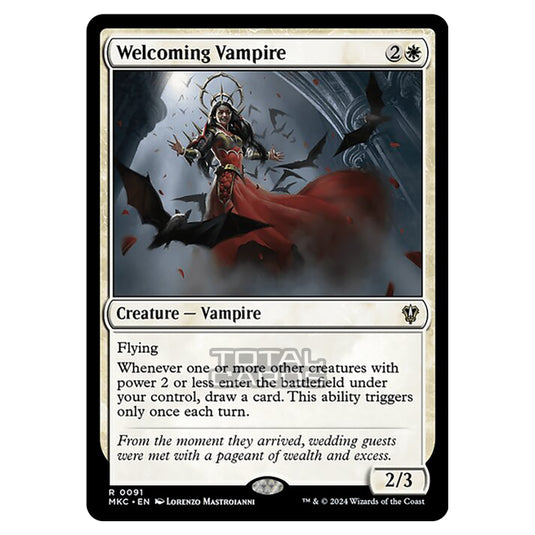 Magic The Gathering - Murders at Karlov Manor - Commander - Welcoming Vampire - 0091