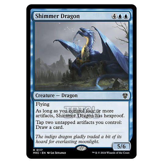 Magic The Gathering - Murders at Karlov Manor - Commander - Shimmer Dragon - 0117