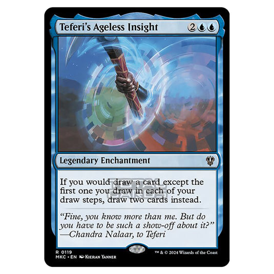 Magic The Gathering - Murders at Karlov Manor - Commander - Teferi's Ageless Insight - 0119