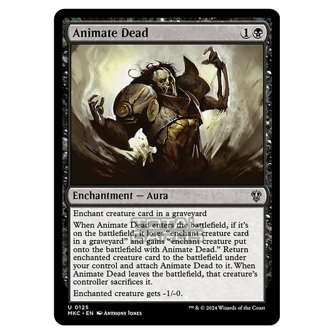 animate dead mtg card Magic The Gathering - Murders at Karlov Manor - Commander
