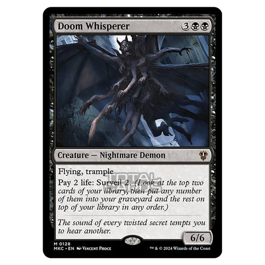 Magic The Gathering - Murders at Karlov Manor - Commander - Doom Whisperer - 0128