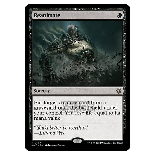 Magic The Gathering - Murders at Karlov Manor - Commander - Reanimate - 0137