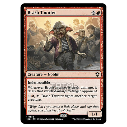 Magic The Gathering - Murders at Karlov Manor - Commander - Brash Taunter - 0148