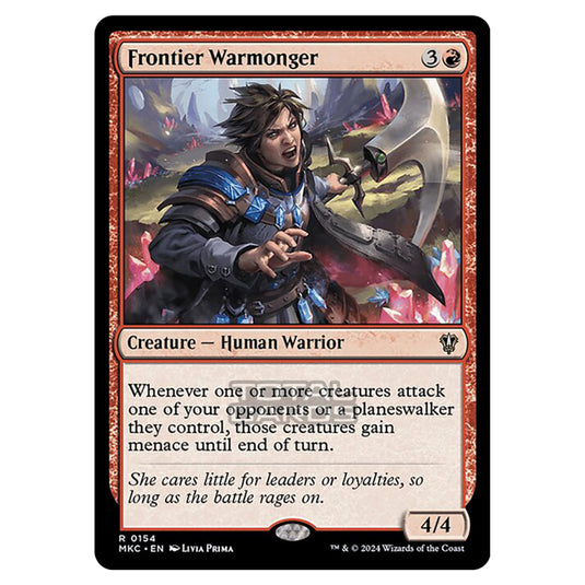 Magic The Gathering - Murders at Karlov Manor - Commander - Frontier Warmonger - 0154