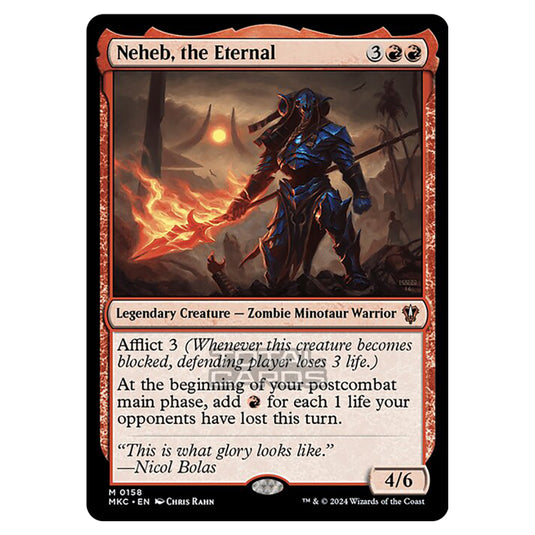 Magic The Gathering - Murders at Karlov Manor - Commander - Neheb, the Eternal - 0158