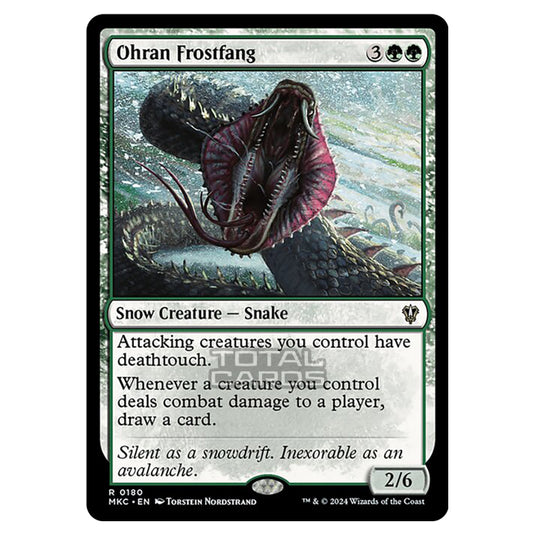 Magic The Gathering - Murders at Karlov Manor - Commander - Ohran Frostfang - 0180