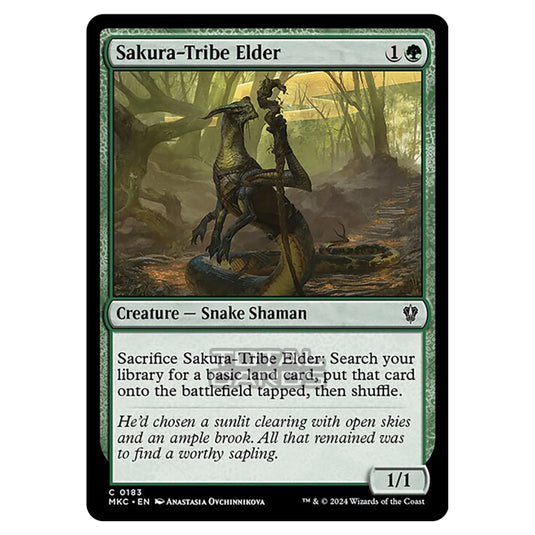 Magic The Gathering - Murders at Karlov Manor - Commander - Sakura-Tribe Elder - 0183