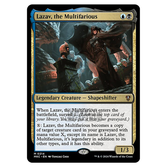 Magic The Gathering - Murders at Karlov Manor - Commander - Lazav, the Multifarious - 0214
