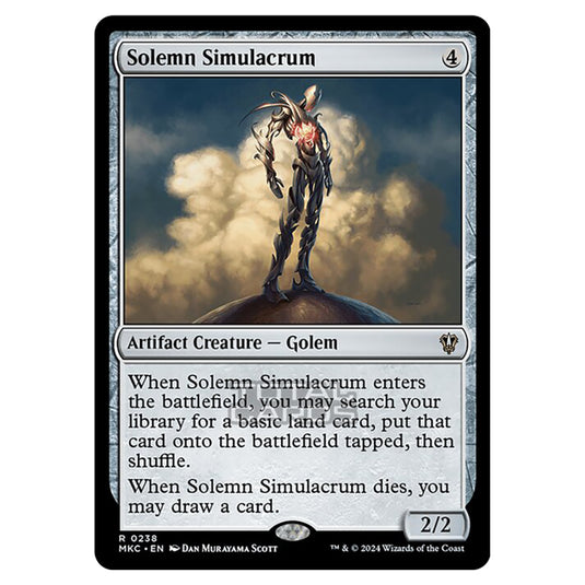 Magic The Gathering - Murders at Karlov Manor - Commander - Solemn Simulacrum - 0238