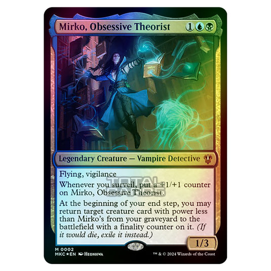 Magic The Gathering - Murders at Karlov Manor - Commander - Mirko, Obsessive Theorist - 0002 (Foil)