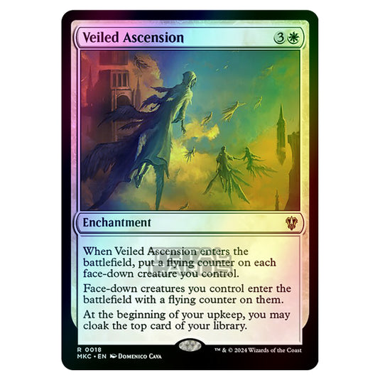 Magic The Gathering - Murders at Karlov Manor - Commander - Veiled Ascension - 0018 (Foil)