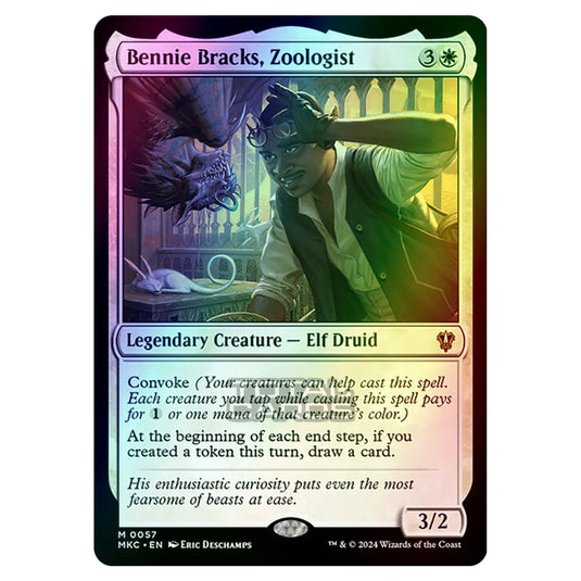 Magic The Gathering - Murders at Karlov Manor - Commander - Bennie Bracks, Zoologist - 0057 (Foil)