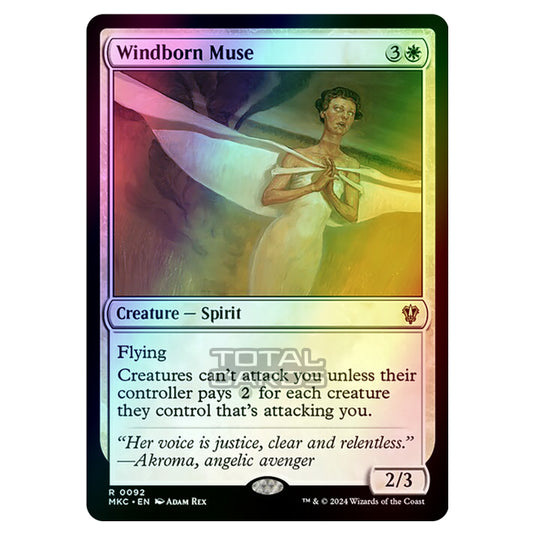 Magic The Gathering - Murders at Karlov Manor - Commander - Windborn Muse - 0092 (Foil)