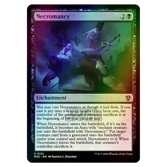 Magic The Gathering - Murders at Karlov Manor - Commander - Necromancy - 0131 (Foil)