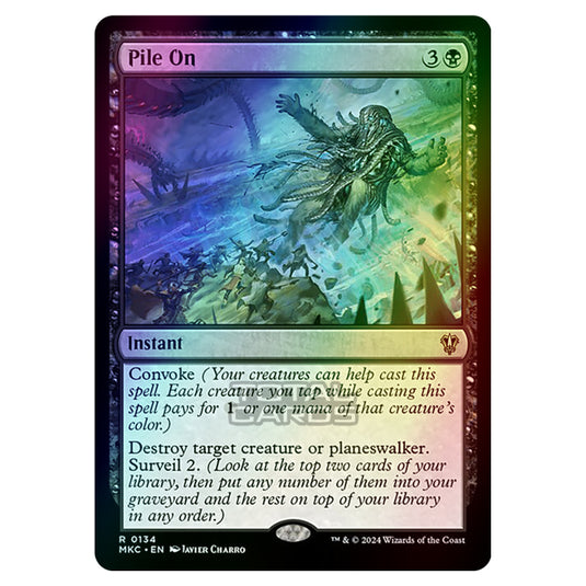 Magic The Gathering - Murders at Karlov Manor - Commander - Pile On - 0134 (Foil)