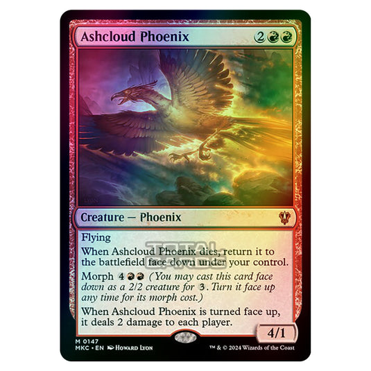 Magic The Gathering - Murders at Karlov Manor - Commander - Ashcloud Phoenix - 0147 (Foil)