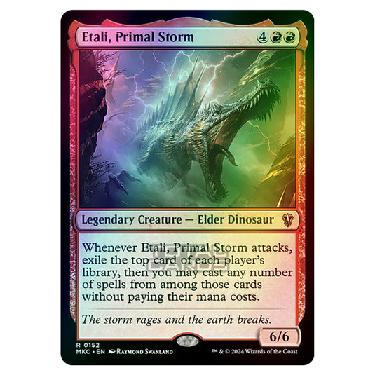 Magic The Gathering - Murders at Karlov Manor - Commander - Etali, Primal Storm - 0152 (Foil)