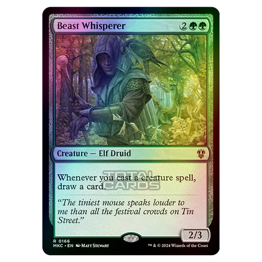 Magic The Gathering - Murders at Karlov Manor - Commander - Beast Whisperer - 0166 (Foil)