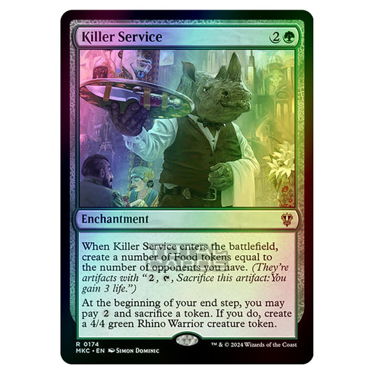 Magic The Gathering - Murders at Karlov Manor - Commander - Killer Service - 0174 (Foil)