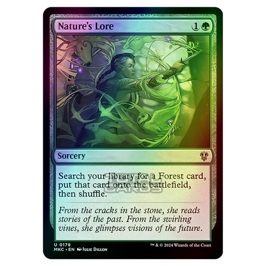 Magic The Gathering - Murders at Karlov Manor - Commander - Nature's Lore - 0178 (Foil)