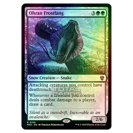 Magic The Gathering - Murders at Karlov Manor - Commander - Ohran Frostfang - 0180 (Foil)
