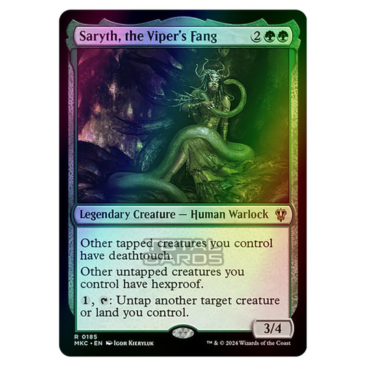Magic The Gathering - Murders at Karlov Manor - Commander - Saryth, the Viper's Fang - 0185 (Foil)
