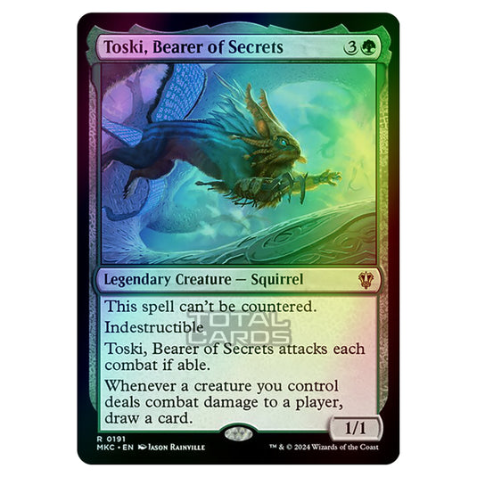 Magic The Gathering - Murders at Karlov Manor - Commander - Toski, Bearer of Secrets - 0191 (Foil)