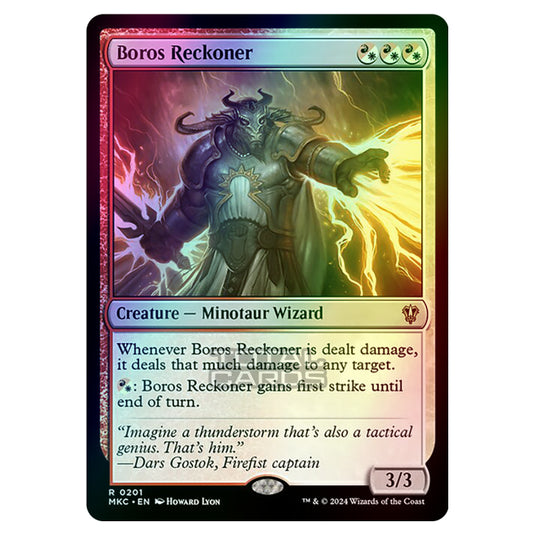 Magic The Gathering - Murders at Karlov Manor - Commander - Boros Reckoner - 0201 (Foil)