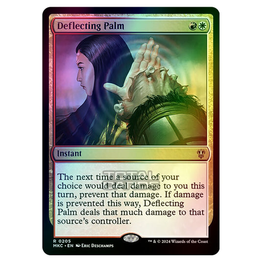 Magic The Gathering - Murders at Karlov Manor - Commander - Deflecting Palm - 0205 (Foil)