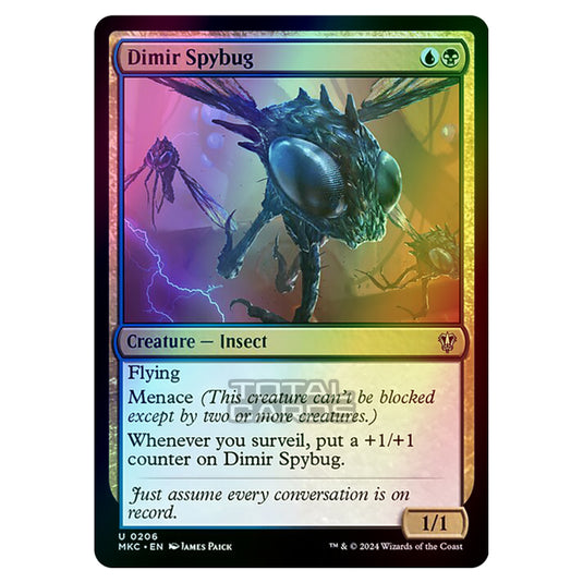 Magic The Gathering - Murders at Karlov Manor - Commander - Dimir Spybug - 0206 (Foil)