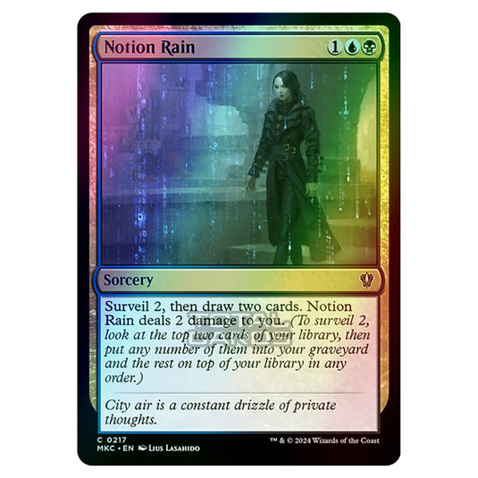 Magic The Gathering - Murders at Karlov Manor - Commander - Notion Rain - 0217 (Foil)