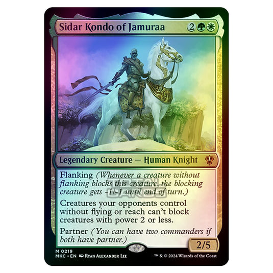 Magic The Gathering - Murders at Karlov Manor - Commander - Sidar Kondo of Jamuraa - 0219 (Foil)