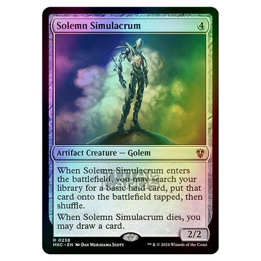 Magic The Gathering - Murders at Karlov Manor - Commander - Solemn Simulacrum - 0238 (Foil)