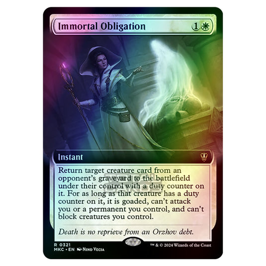 Magic The Gathering - Murders at Karlov Manor - Commander - Immortal Obligation - 0321 (Foil)