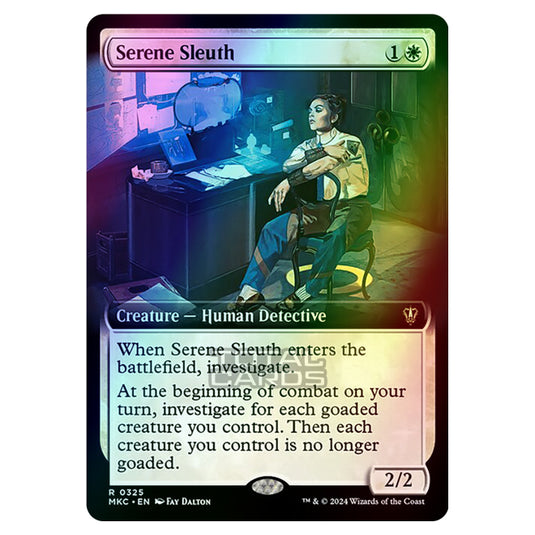 Magic The Gathering - Murders at Karlov Manor - Commander - Serene Sleuth - 0325 (Foil)