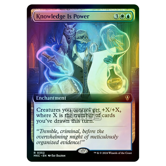 Magic The Gathering - Murders at Karlov Manor - Commander - Knowledge Is Power - 0352 (Foil)