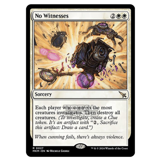 Magic The Gathering - Murders at Karlov Manor - No Witnesses - 0027