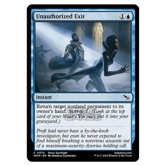 Magic The Gathering - Murders at Karlov Manor - Unauthorized Exit - 0074