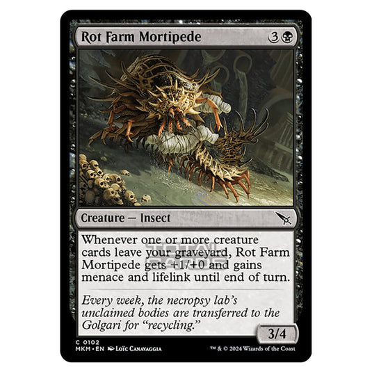 Magic The Gathering - Murders at Karlov Manor - Rot Farm Mortipede - 0102