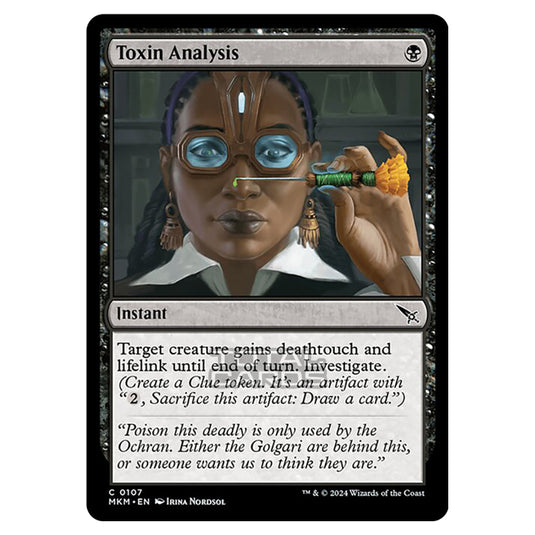 Magic The Gathering - Murders at Karlov Manor - Toxin Analysis - 0107