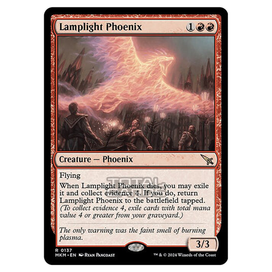 Magic The Gathering - Murders at Karlov Manor - Lamplight Phoenix - 0137