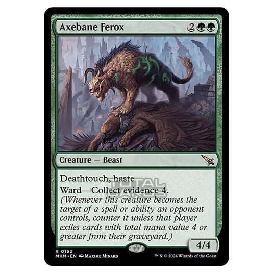 Magic The Gathering - Murders at Karlov Manor - Axebane Ferox - 0153