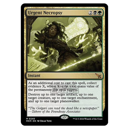 Magic The Gathering - Murders at Karlov Manor - Urgent Necropsy - 0240