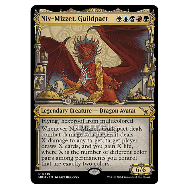 Magic The Gathering - Murders at Karlov Manor - Niv-Mizzet, Guildpact Magic The Gathering - Murders at Karlov Manor - Niv-Mizzet, Guildpact