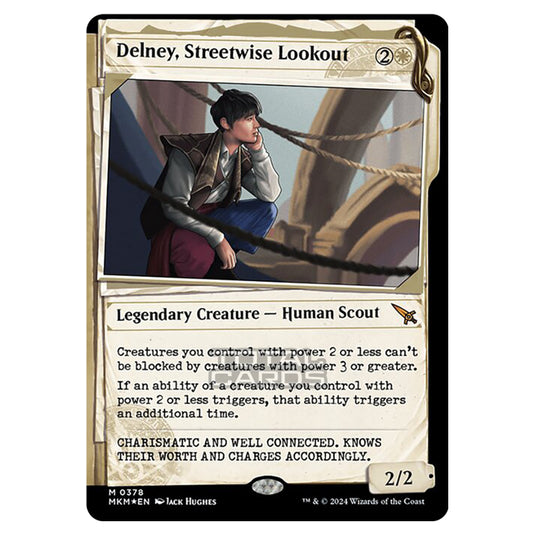 Magic The Gathering - Murders at Karlov Manor - Delney, Streetwise Lookout - 0378