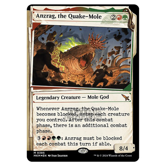 Magic The Gathering - Murders at Karlov Manor - Anzrag, the Quake-Mole - 0385