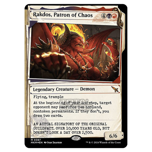 Magic The Gathering - Murders at Karlov Manor - Rakdos, Patron of Chaos - 0387